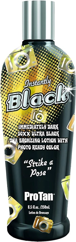 ProTan 50XX Instantly Black DHA Bronzing Lotion, Ultra Black 250 ml : Amazon.co.uk: Beauty