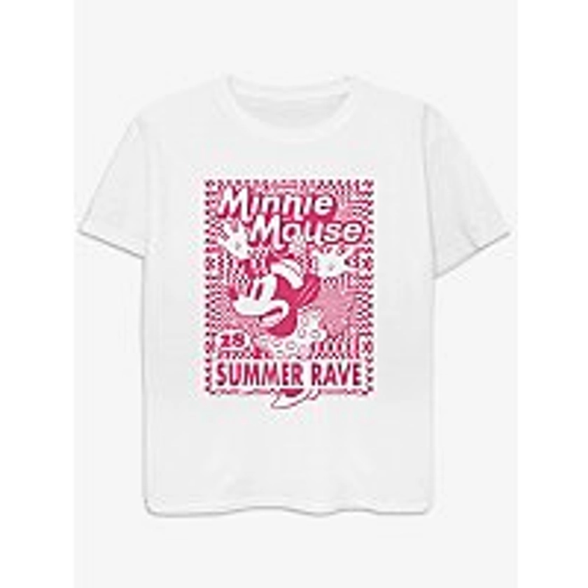 Minnie Mouse Summer Party Girls White Printed T-Shirt | Kids | George at ASDA