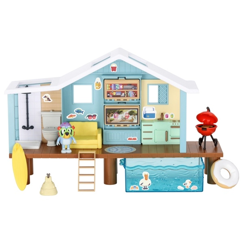 Bluey's Beach Cabin Playset | Smyths Toys UK