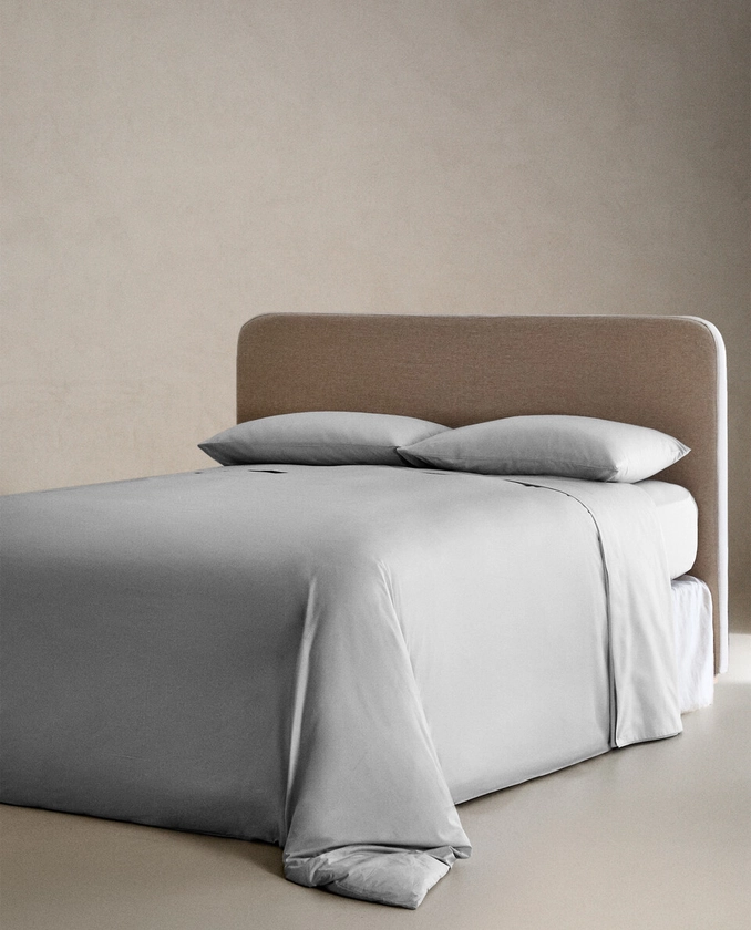 (200 FILS) HOUSSE DE COUETTE PERCALE DE COTON