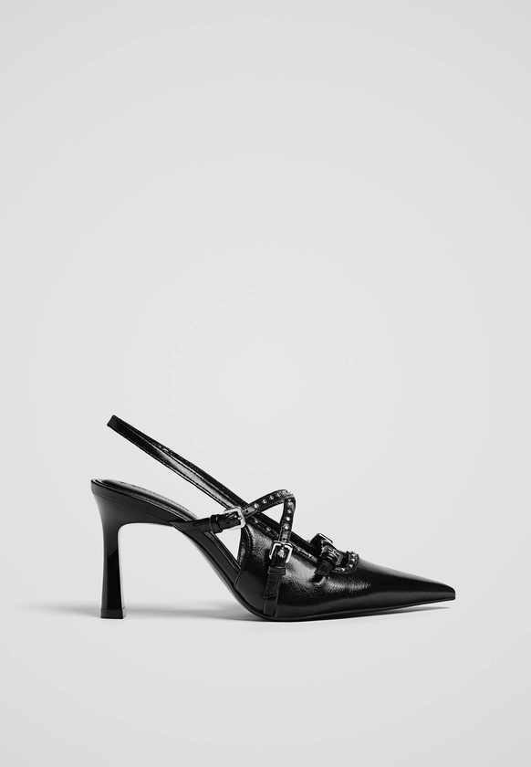 High-heel studded shoes - Women's All | Stradivarius United Kingdom