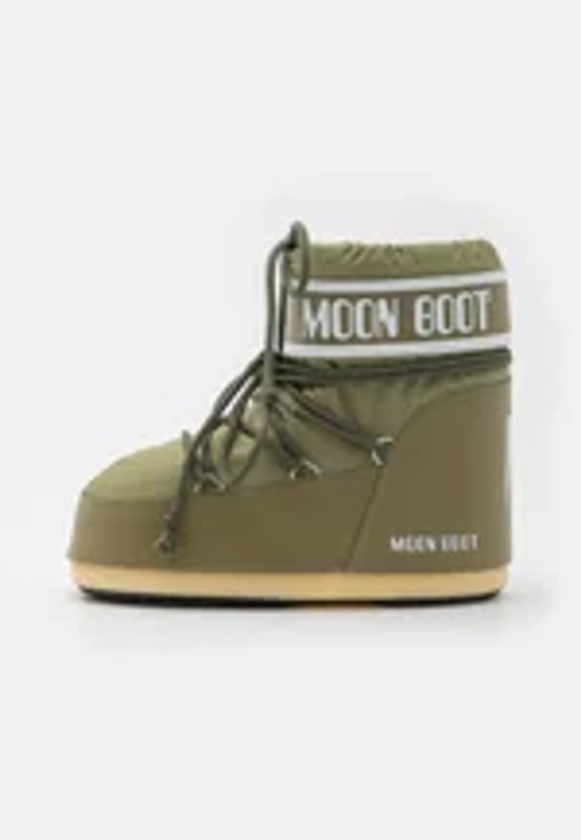 Moon Boot ICON LOW - Bottes de neige - khaki/kaki - ZALANDO.FR