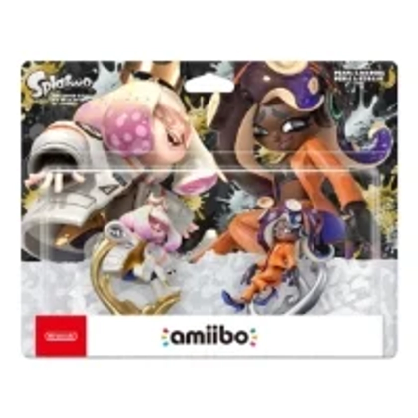 Figurine Amiibo Perle & Coralie Set de La Tour de L'Ordre Collection Splatoon