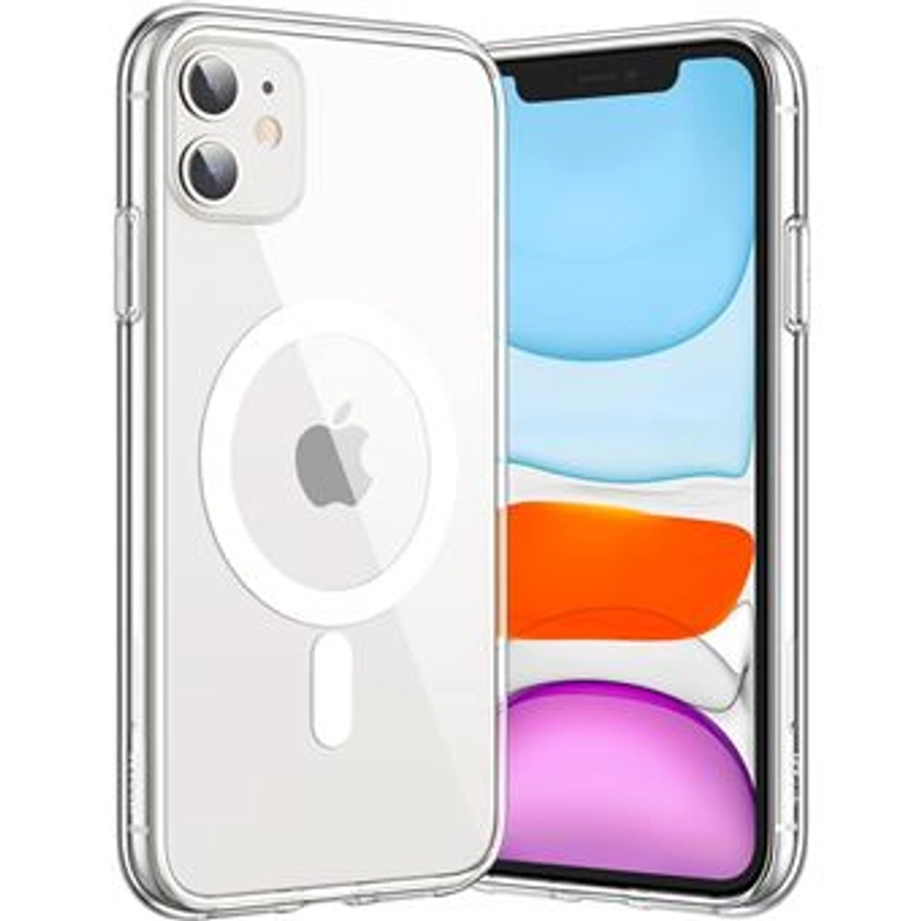 Coque Silicone Transparente Compatible Magsafe Pour iPhone 11 Little Boutik©