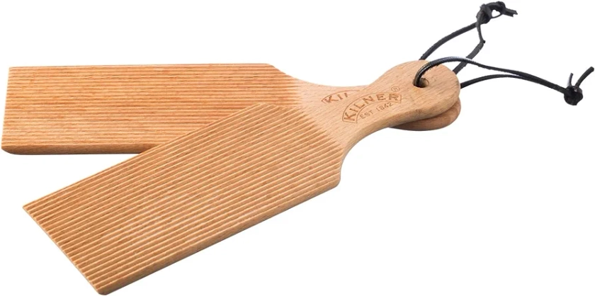 Kilner Set of 2 Wooden Butter Paddles for Homemade Butter