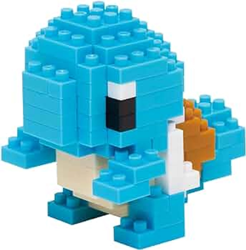 Nanoblock NBPM004 Pokemon Squirtle, Blue, Carapuce