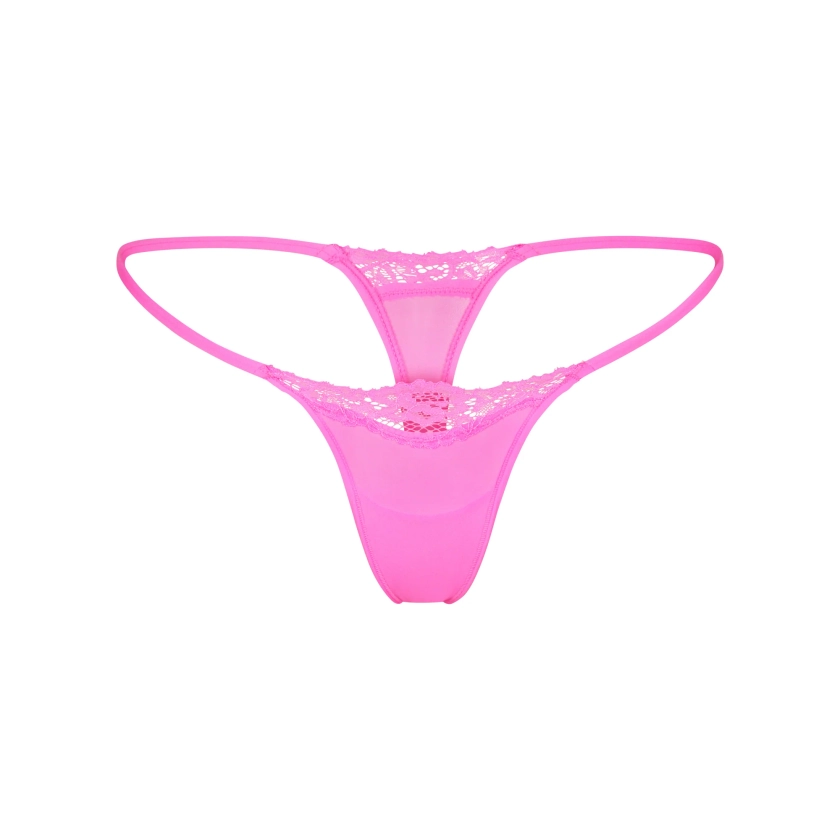 FITS EVERYBODY LACE STRING THONG | TAFFY
