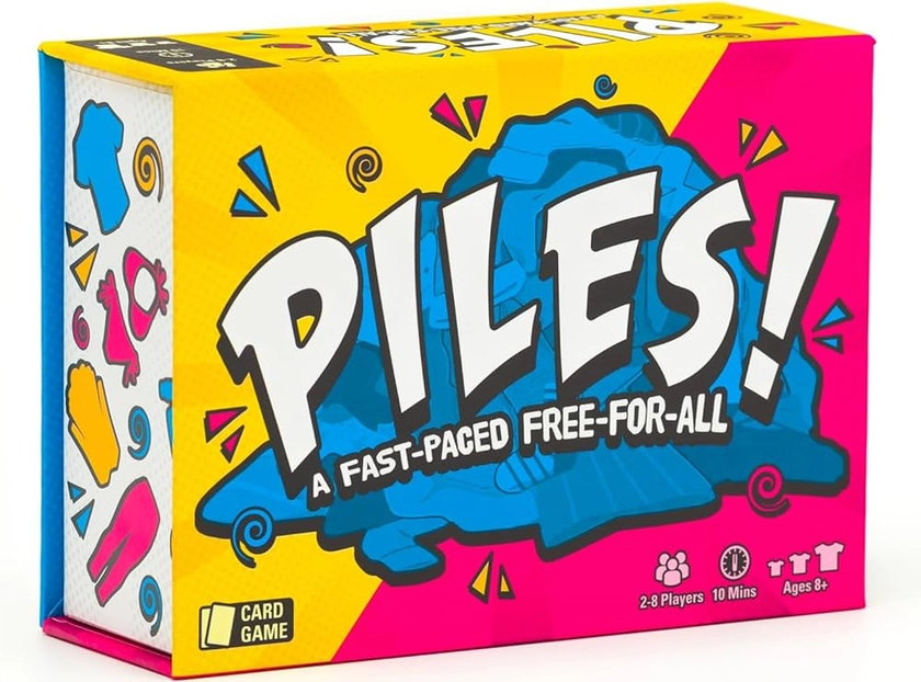 Lost Boy Entertainment – Piles – Jeux de Cartes – Jeux familiaux – pour Enfants à partir de 8 Ans – Jeux pour Adultes – Soirée de Jeux en Famille – Jeux de Voyage