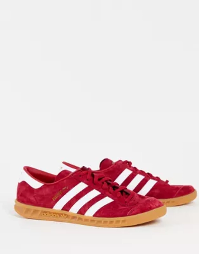 adidas Originals - Hamburg - Baskets - Rouge | ASOS