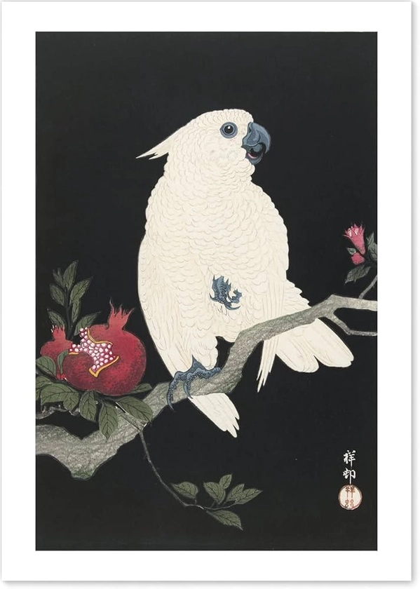 Amazon.co.jp: Koson Ohara Poster "Koni no Tsugi (Nihonga)" A3 Size [Made in Japan] [Interior Wallpaper] Painting Art Wallpaper Poster : Home & Kitchen