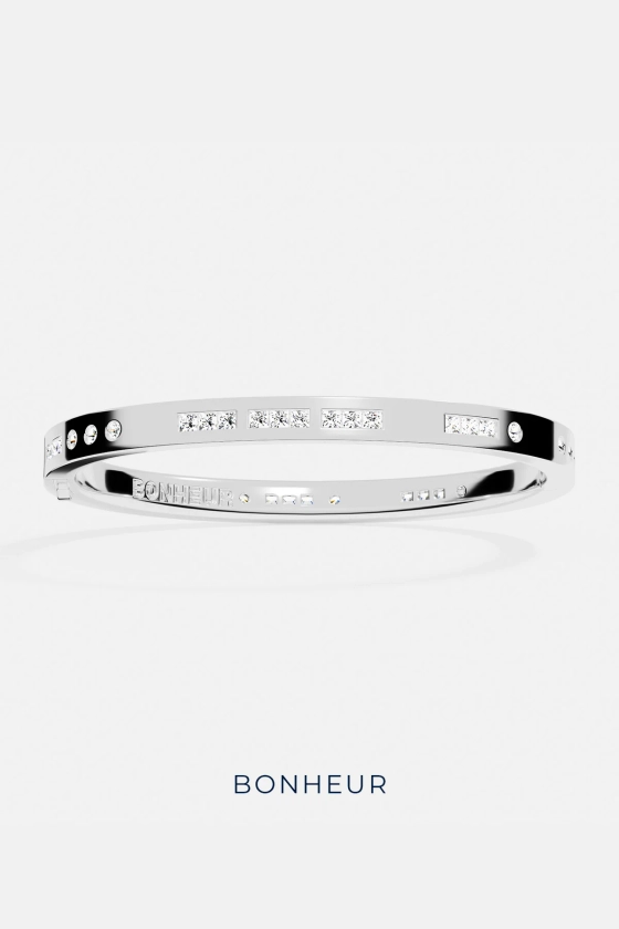 BONHEUR Morse Code Bangle