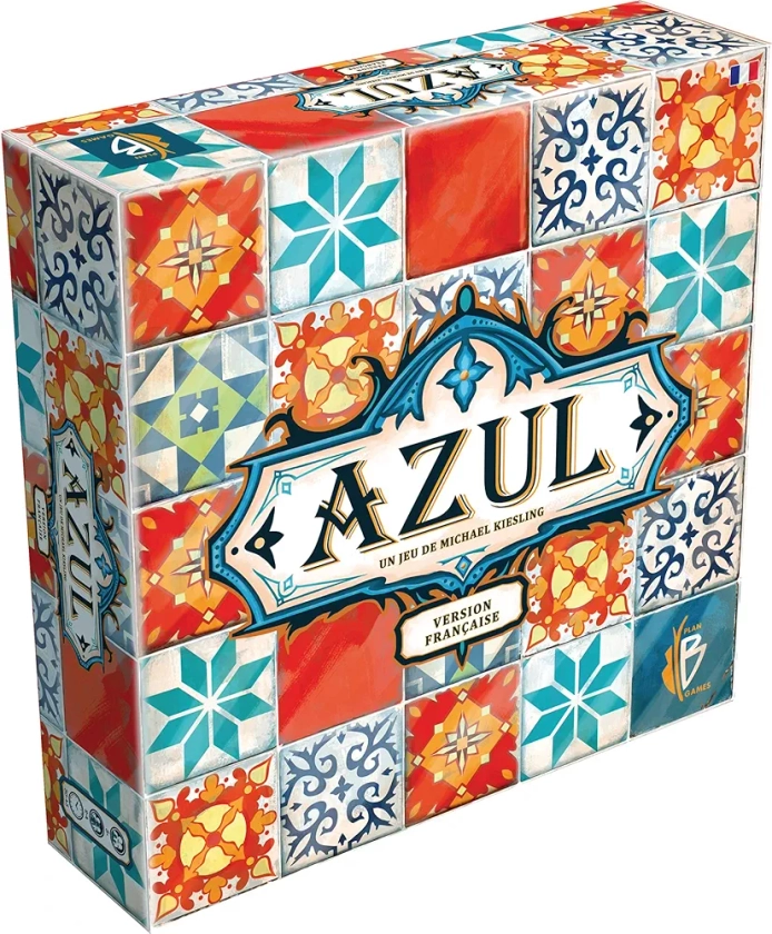 Plan B Games - Azul - Unbox Now - Récompensé As d'or 2018 - Jeu de Société pour Enfants À partir de 8 ans - 2 à 4 joueurs - 30 à 45 min - Jeu de Stratégie Original - Version Française