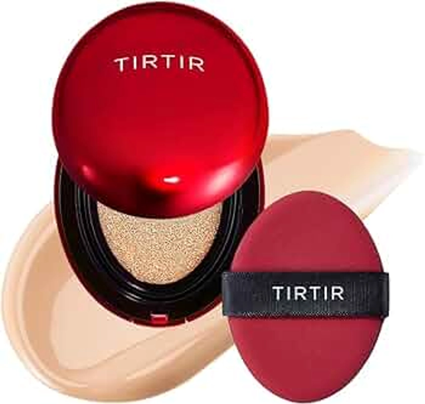 TIRTIR Mask Fit Red Cushion Foundation | Le choix n°1 au Japon - 21N Ivory, 4,5 g Mini (Pack of 1)