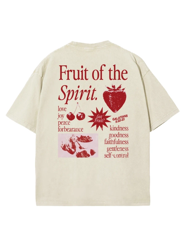 Fruit Of The Spirit Unisex Washed T-Shirt