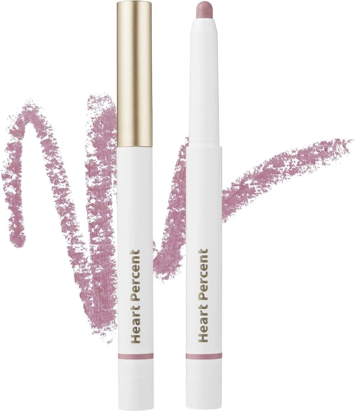 Amazon.co.jp: Heart Percent Dot On Mood Lip Pencil Dote On Mood Lip Pencil Lip Liner + Lip Base + Shading + Teak Multi 4 in 1 Lip Pencil Mouth Corner Liner (08. Cloudy Move | CLOUDY MAUVE) : Beauty