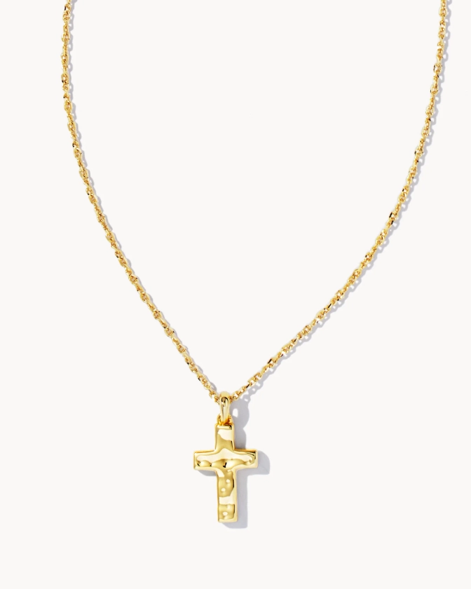 Cross Pendant Necklace in Gold | Kendra Scott