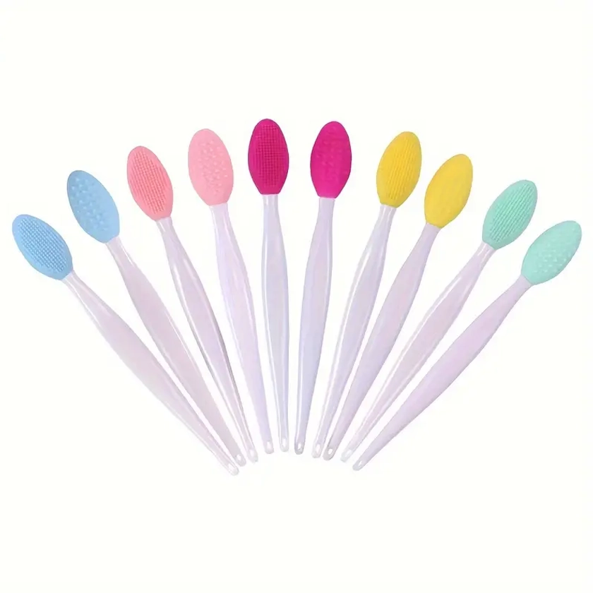 Silicone Facial Cleansing Brush Set Gentle Exfoliating - Temu