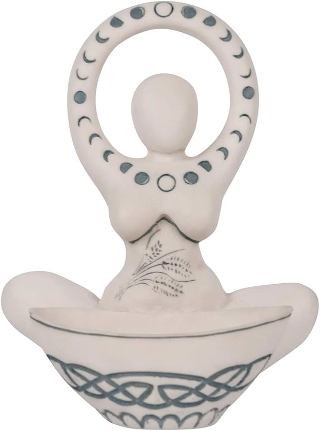 Sacred Source Offering Bowl Moon Goddess Statue