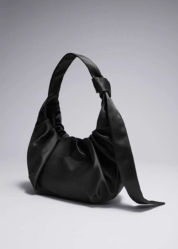 Satin Shoulder Bag - Black - & Other Stories WW