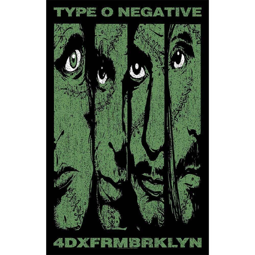 Type O Negative 4DXFRMBRKLYN Textile Poster