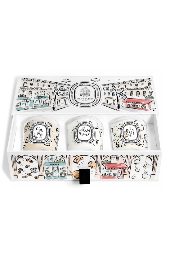 Diptyque Café (Coffee), Chantilly (Whipped Cream) & Biscuit (Cookie) Candle