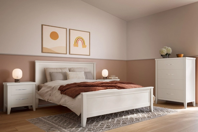 Lilydale White Bed Frame