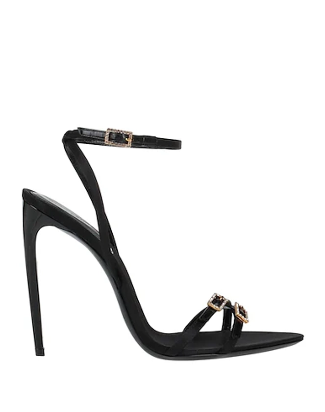 SAINT LAURENT | Sandales Noir Femme | YOOX