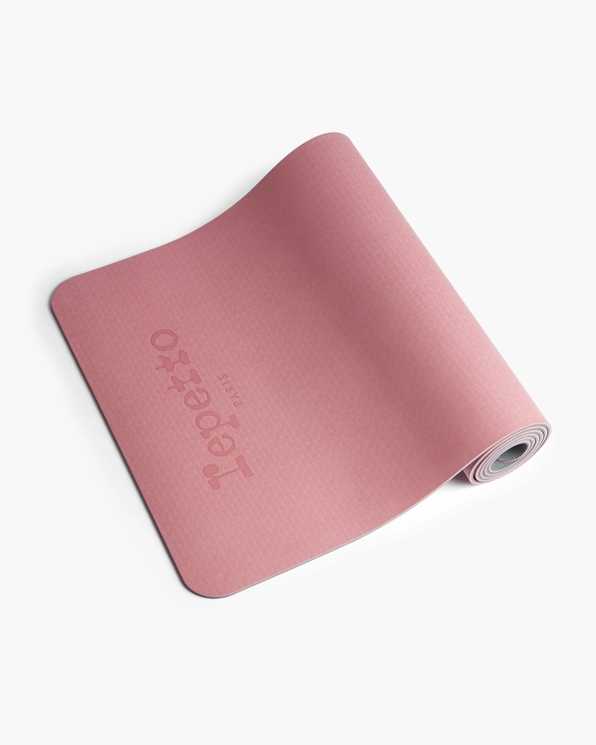 Tapis de yoga Gris et rose|Repetto Paris