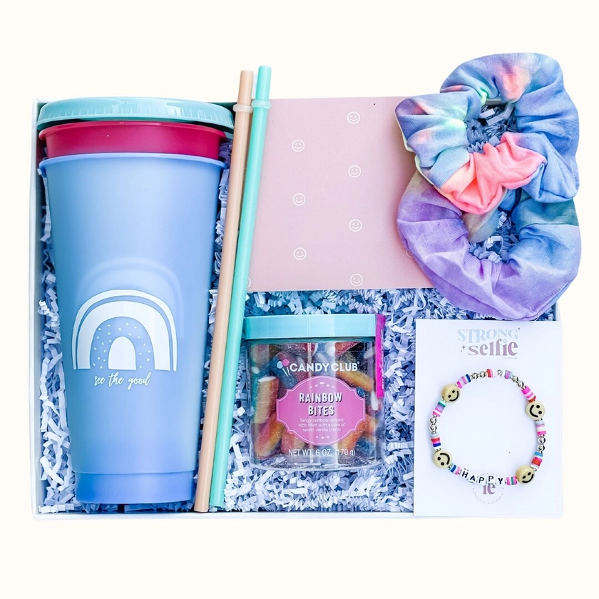 Radiate Happiness Gift Box for Girls | Personalized Gift Box for Tween Girl | Birthday Care Package
