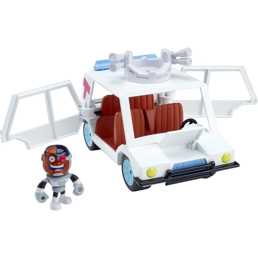 Teen Titans Go! T-Car & Cyborg Vehicle & Figure Action Figure - Default Title - Toyland Treasures