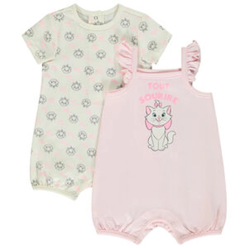 Lot de 3 bodies sans manches fantaisie Marie Disney pour bébé fille