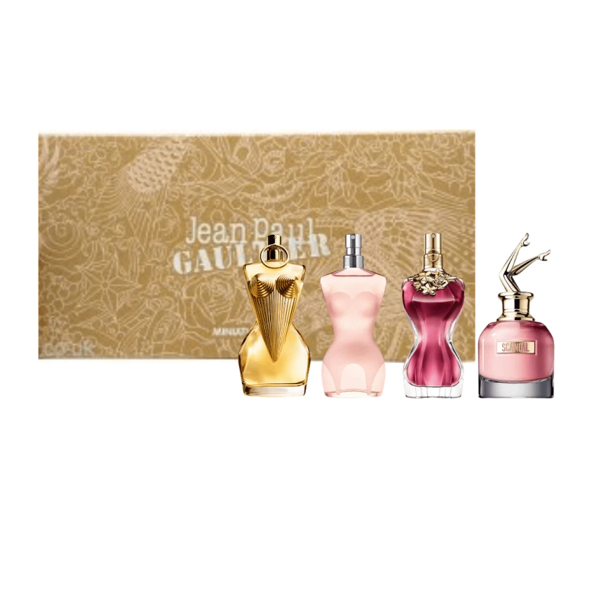 Jean Paul Gaultier Miniatures Eau De Parfum Women's Gift Set 4 x 6ml (La Belle + Scandal + Classique + Divine)