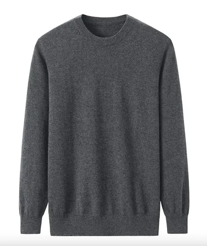 Boyfriend Cashmere Crew Storm