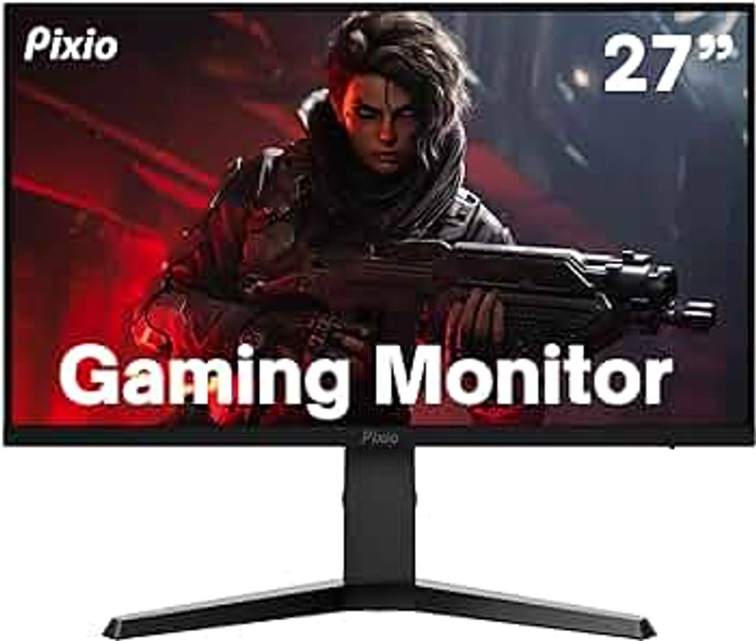Pixio PX277 Prime Neo 27 inch 180Hz Refresh Rate QHD 1440p Resolution Fast IPS Panel 1ms GTG Response Time Gaming Monitor with Adaptive Sync