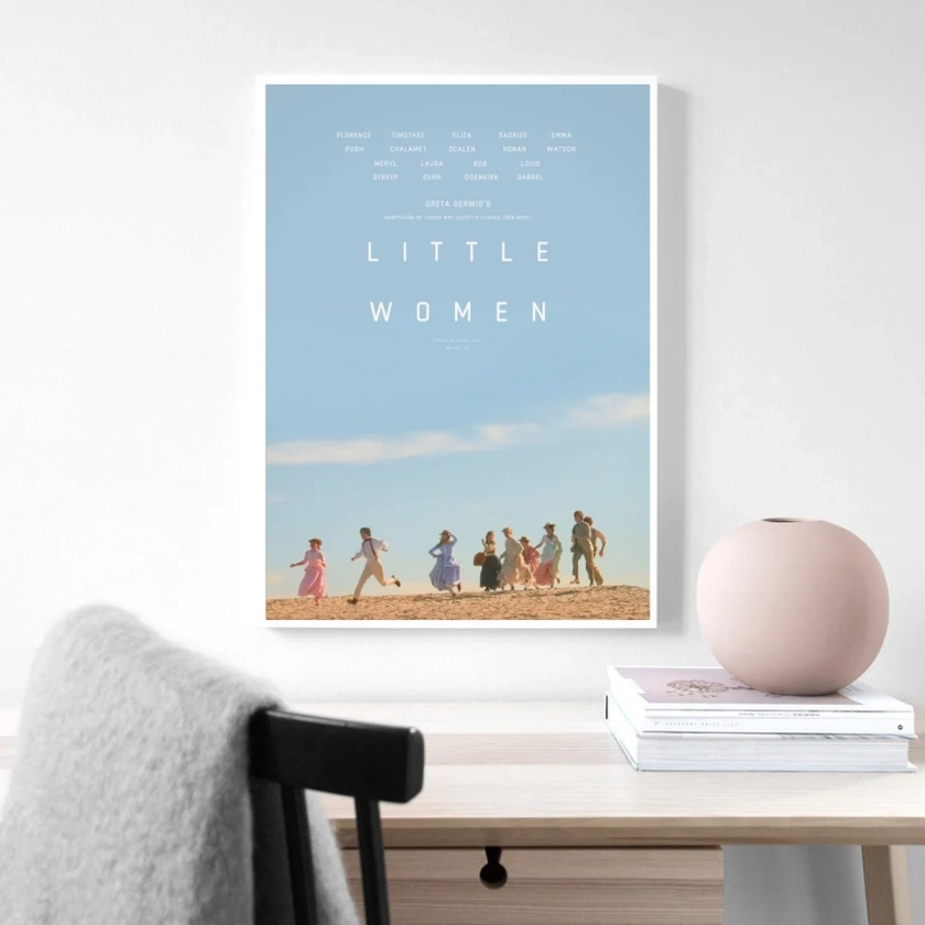 Little Women Poster, Movie Poster, Film Poster, Room Decoration Home Decoration Art Poster Frameless