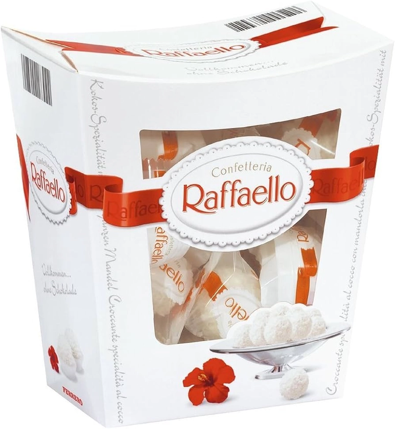 Amazon.com : FERRERO Raffaello (230g / 23pcs Gift Box) : Candy And Chocolate : Grocery & Gourmet Food