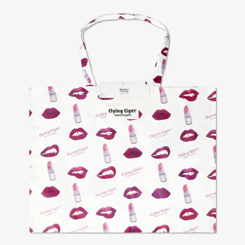 Tote Bag with Lips