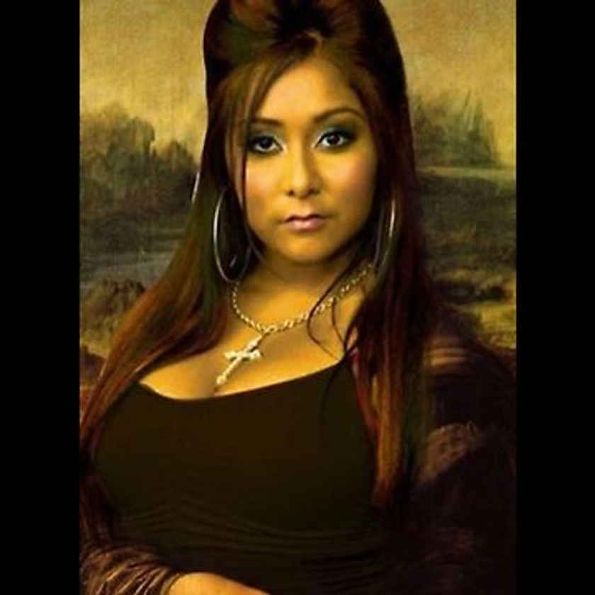 "Snooki Mona Lisa " Poster for Sale by RIANASHATLEY