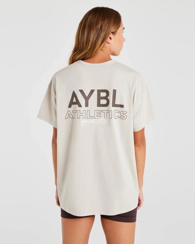 AYBL Athletics Oversized T Shirt - Beige