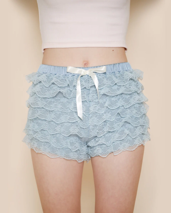 Blue Bloomers Shorts