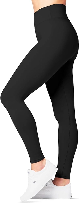 SATINA High Waisted Leggings for Women - Capri, Full Length, Fleece & with Pockets Women's Leggings …