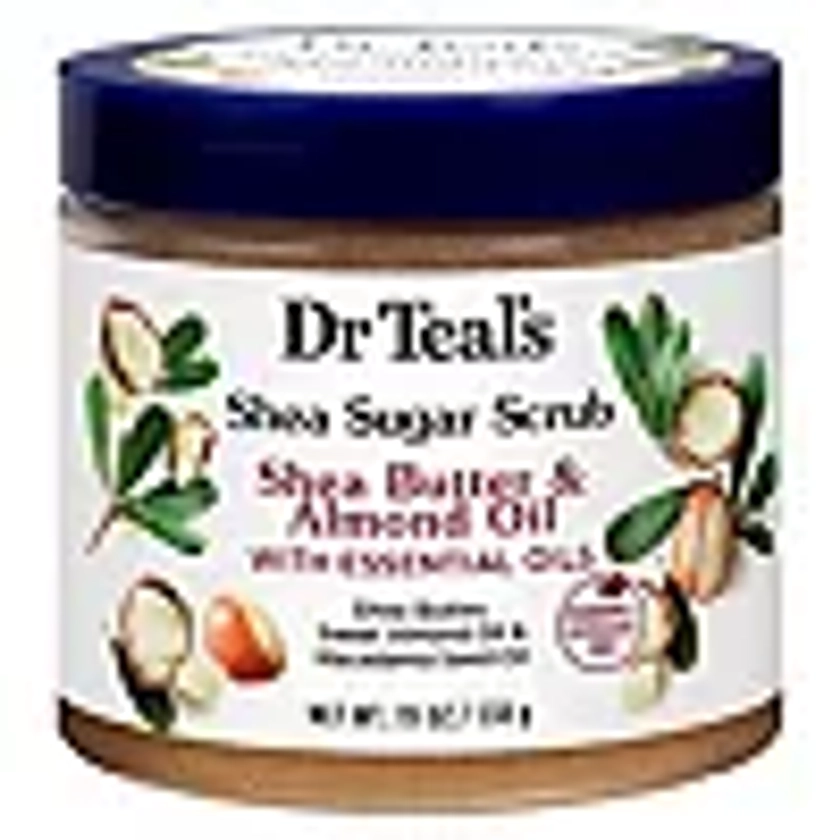 Dr Teal's Shea Butter & Almond Oil Body Sugar Scrub 538g - Boots