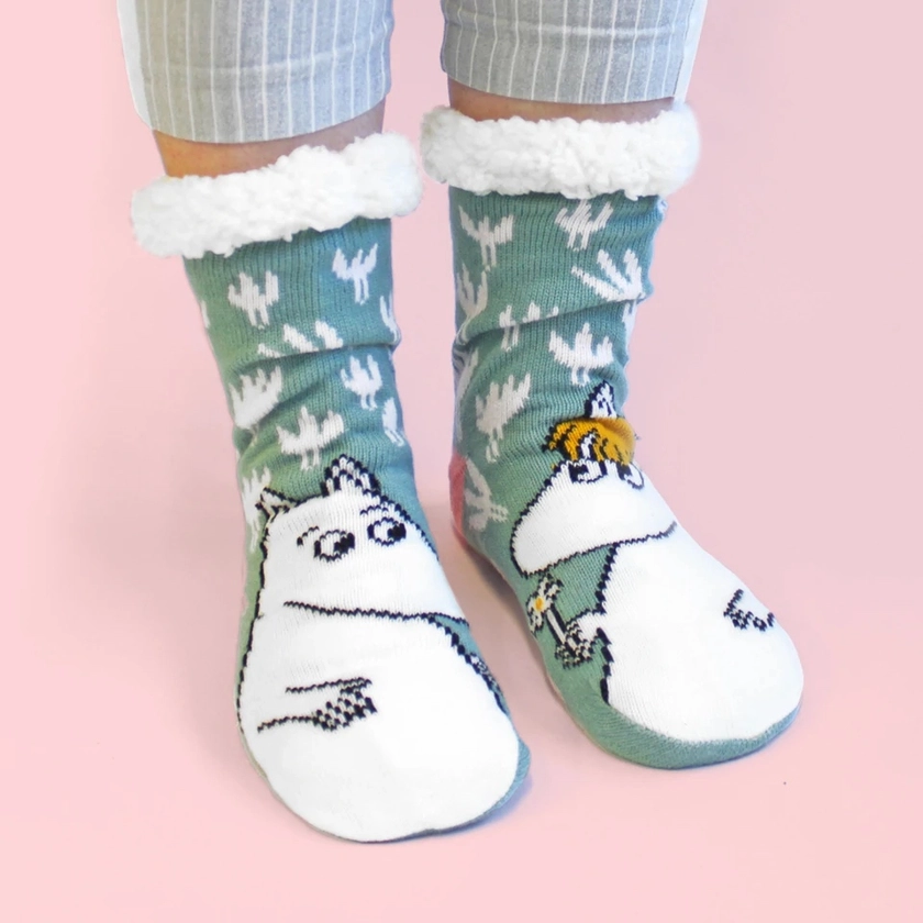 Mysbod.com - The shop for you who love Moomin! - Moomin Slipper Socks - Floral