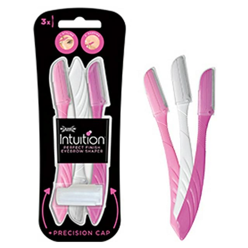 Wilkinson Sword Intuition Perfect Finish Women's Eyebrow Styling & Facial Shaving x3 | Sainsbury's