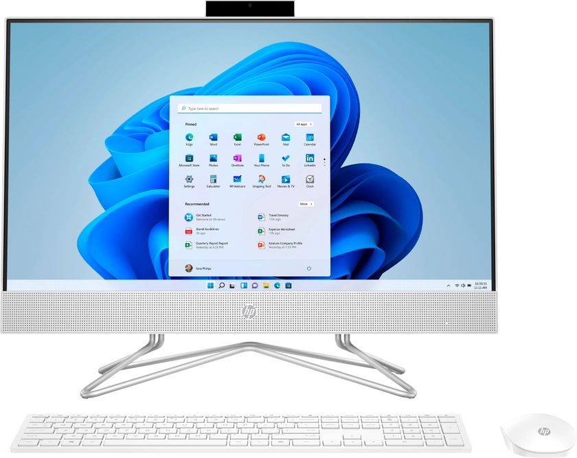 HP 24" Touch-Screen All-In-One Intel Core i3 8GB Memory 512GB SSD Snow White 24-df1224 - Best Buy