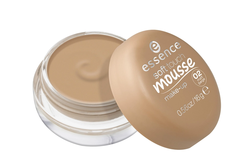 Essence -soft touch mousse make-up - 02 Matt Beige