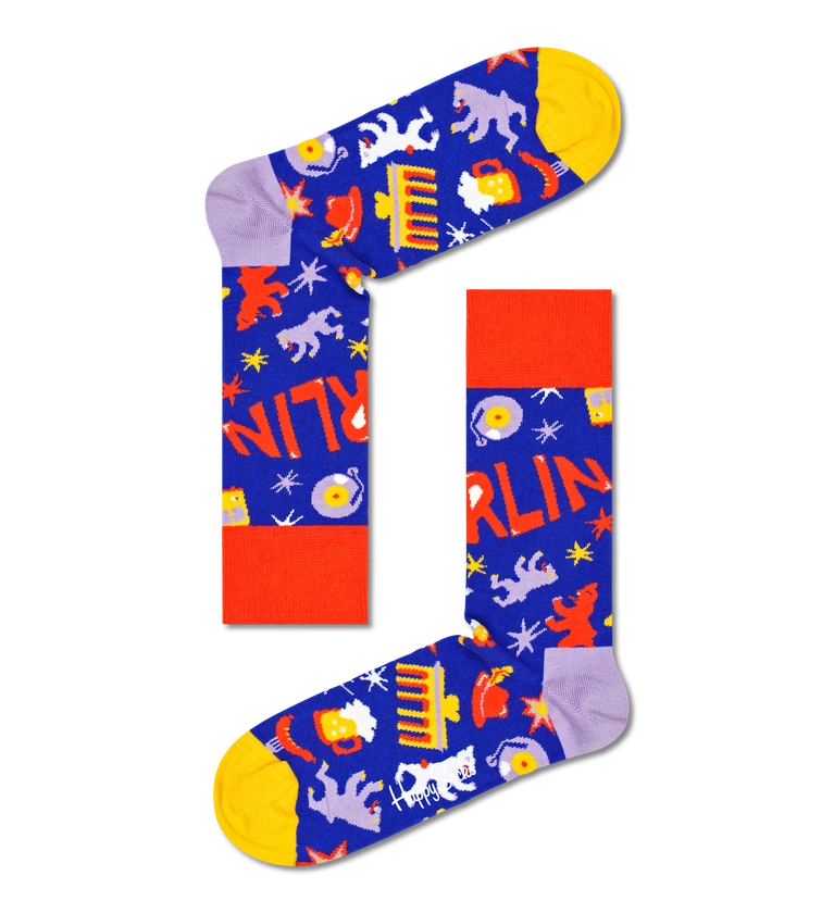 Colorful Crew Sock: Happy Socks Berlin Design | Happy Socks NL