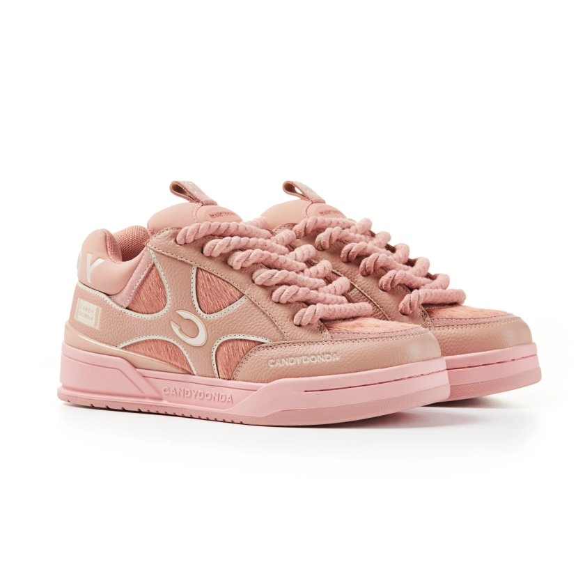 Fuzz Pink Curbmelo Sneaker