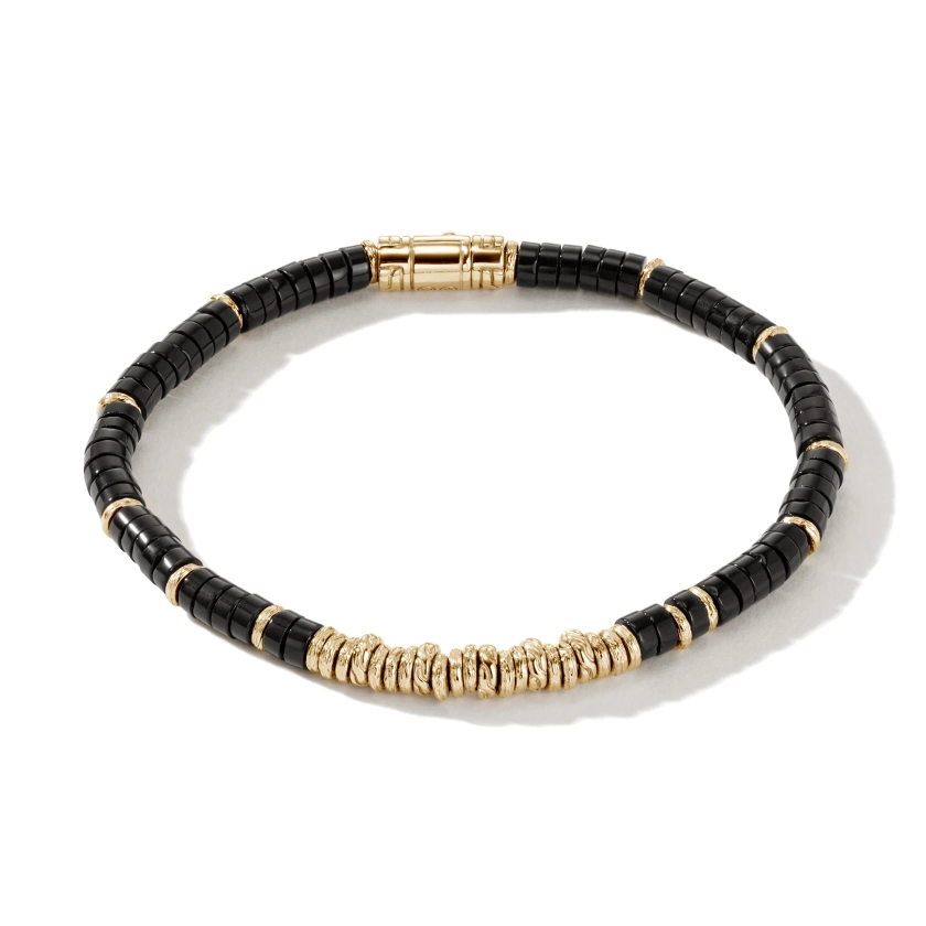 Heishi Bracelet, Gold|BUGGS900984BON