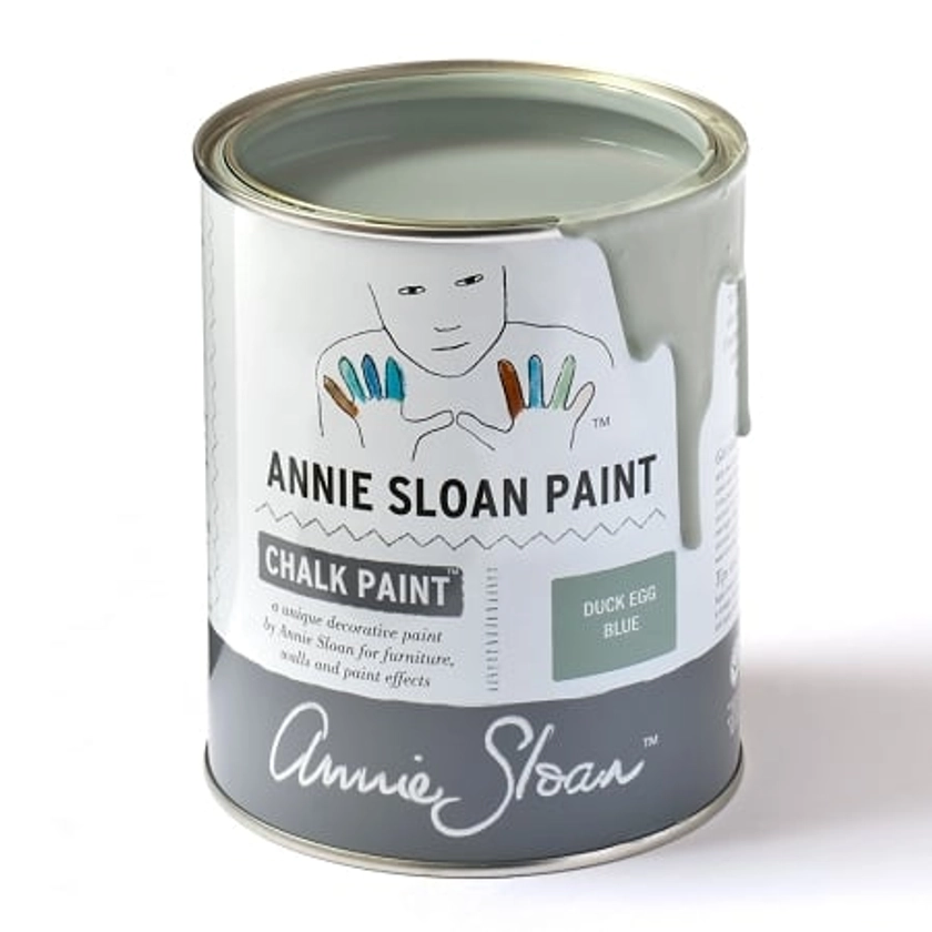 21-Duck Egg Blue Chalk Paint® Litre (Slightly more green com